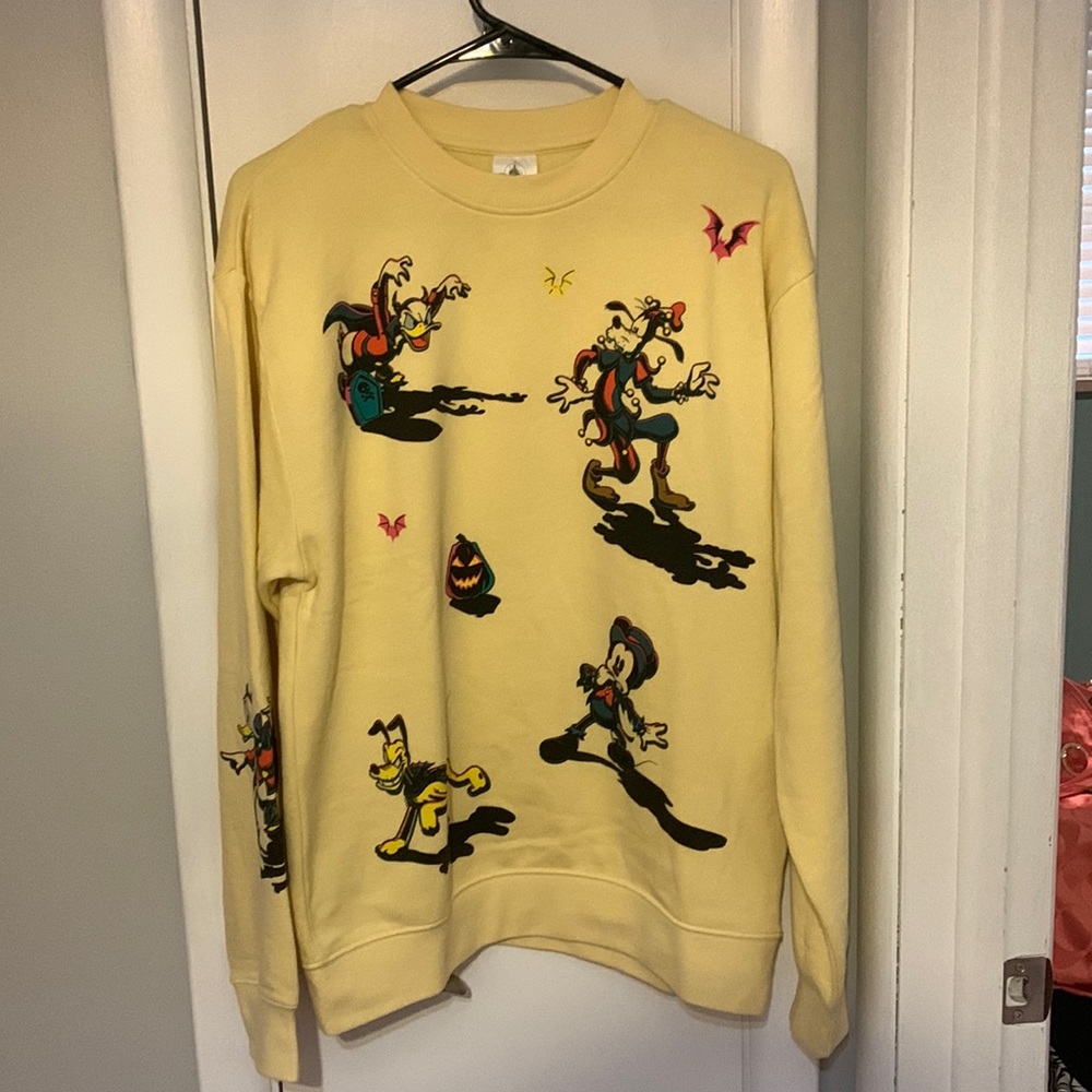 Disney Parks 2023 Halloween Pullover Crewneck Sweater BNWT Small